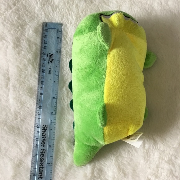 Bun Bun Green Plush Dinosaur Toy - Picture 7 of 10